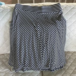 Loft black and white skirt